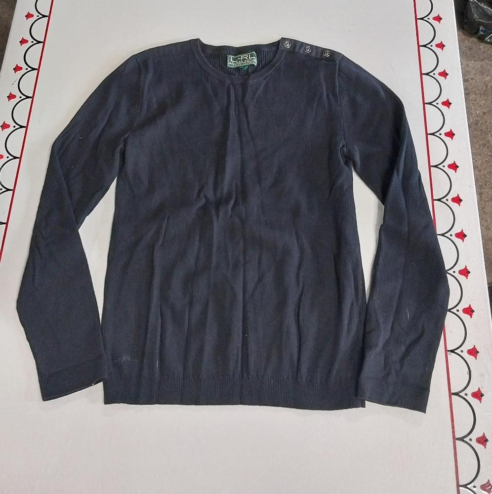 Lauren Ralph Lauren Black Crewneck Sweater